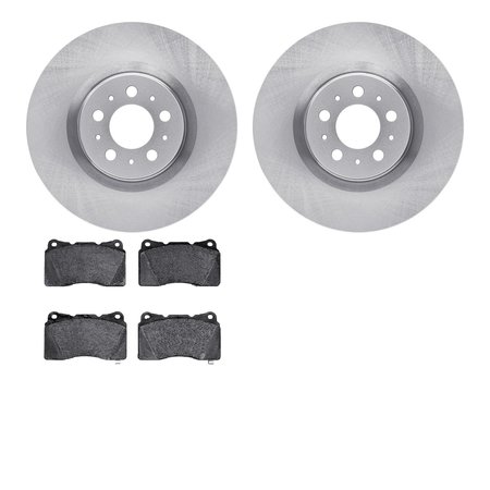 DYNAMIC FRICTION CO 6502-27204, Rotors with 5000 Advanced Brake Pads 6502-27204